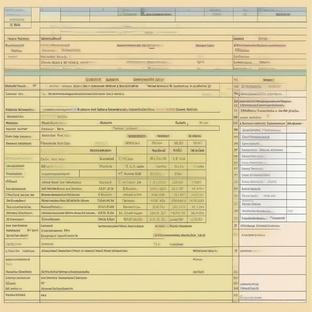 Bảng điểm khóa học bằng Excel