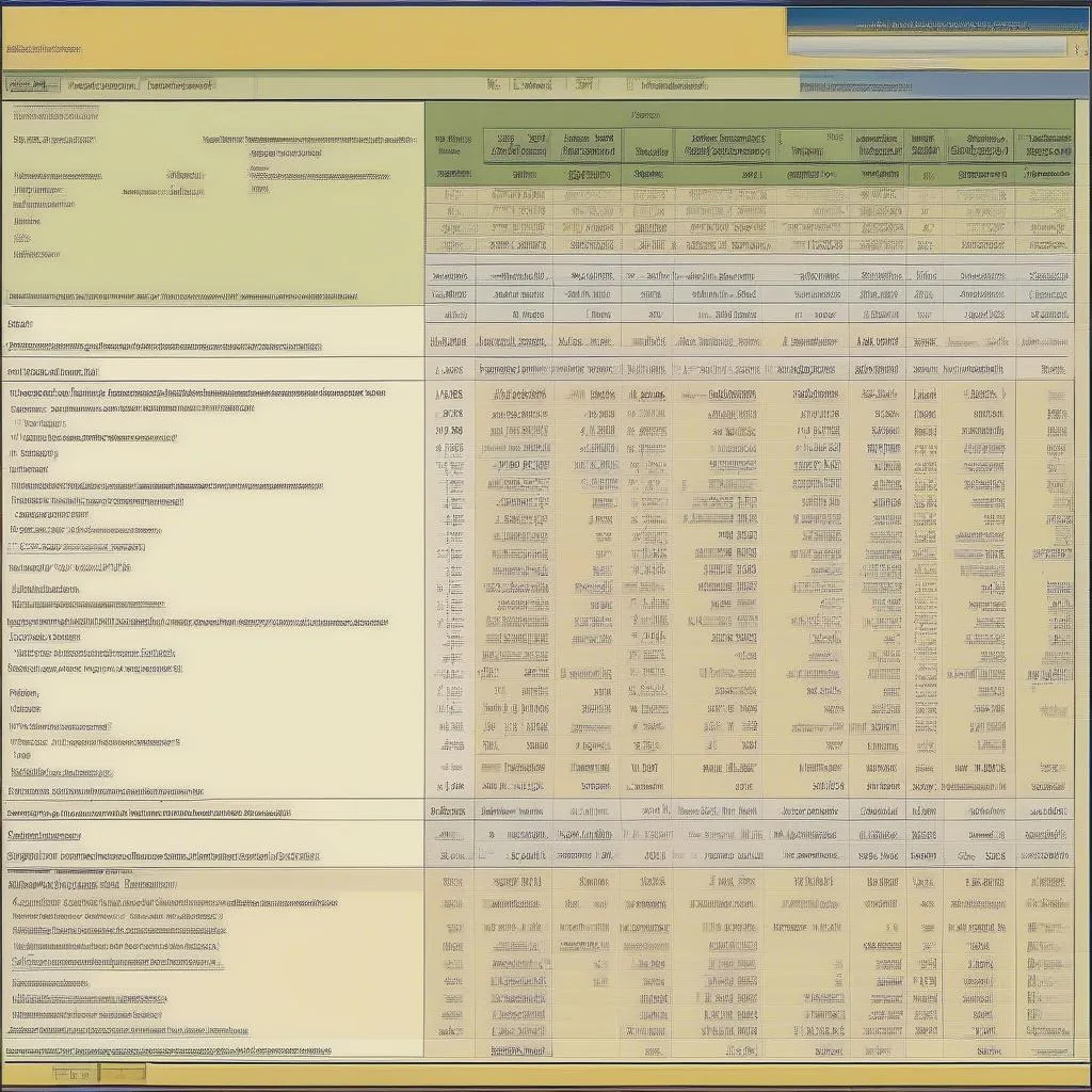 Bảng điểm tổng hợp học lực trong Excel 2010