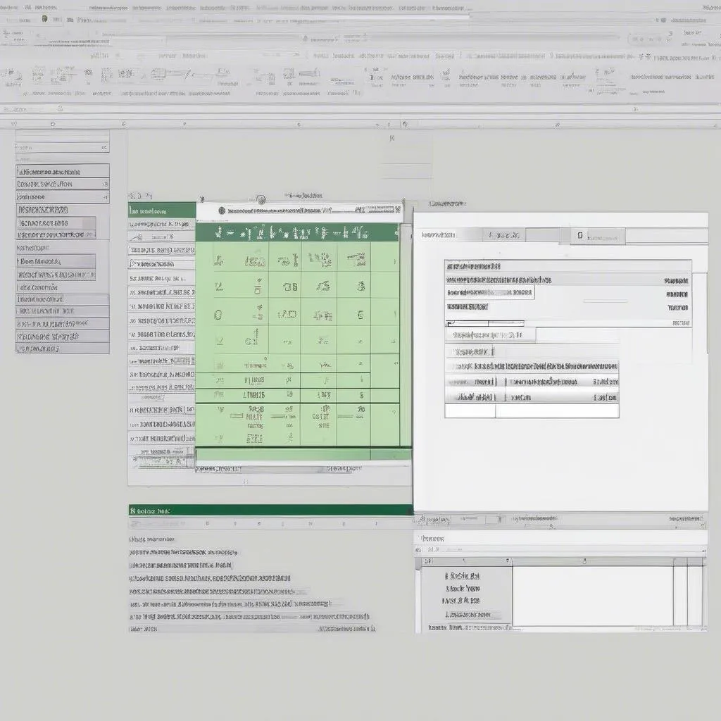 Bảng kí hiệu Excel