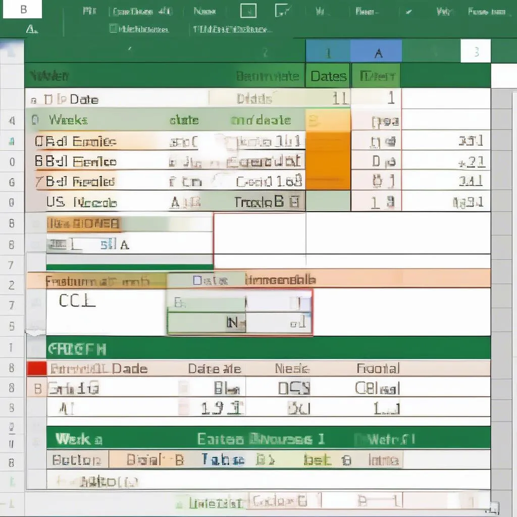 Ví dụ minh họa cách tính ngày kết thúc khóa học bằng excel