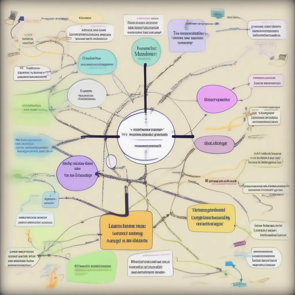 Sơ đồ tư duy mindmap về cách học lý thuyết