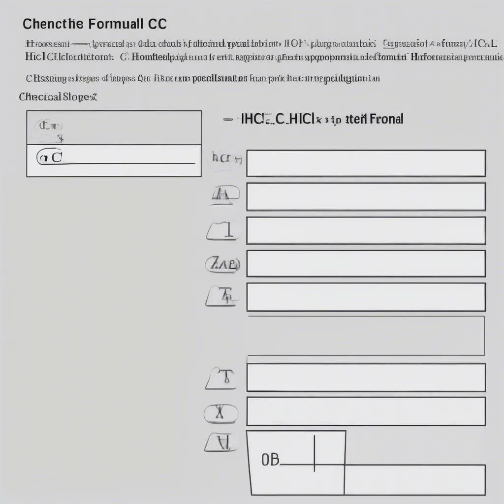 Viết công thức hóa học của axit clohidric (HCl) trong PowerPoint