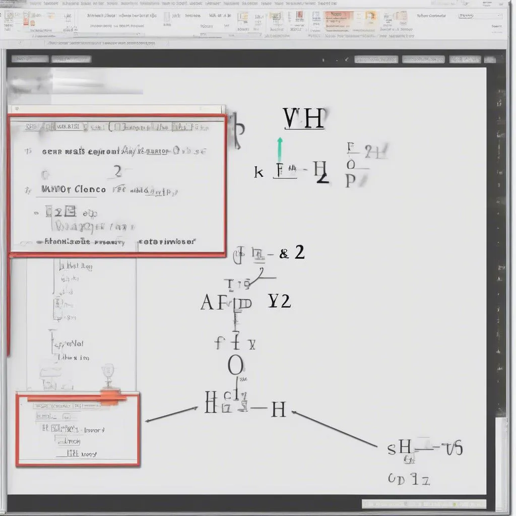 Viết công thức hóa học của nước (H2O) trong PowerPoint