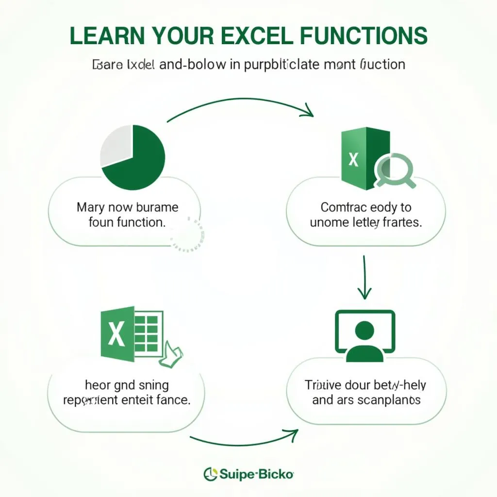 Học hàm số học trên Excel