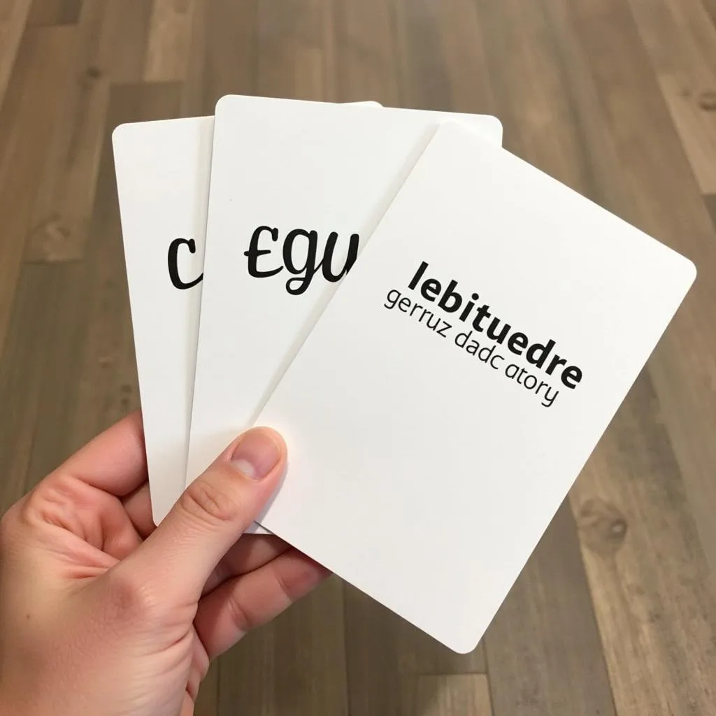 Học từ vựng tiếng Anh qua flashcard