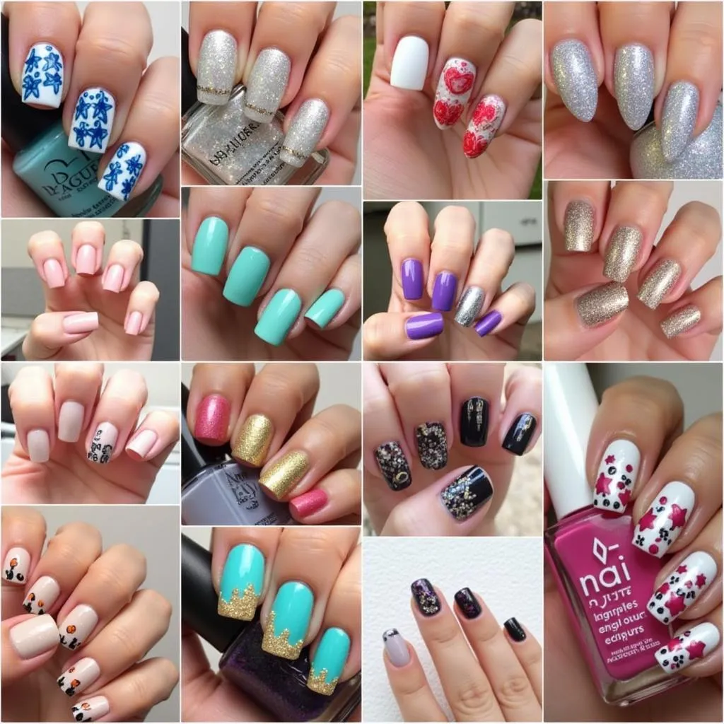 Mẫu nail độc đáo