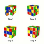 Hướng dẫn cách xoay mặt Rubik