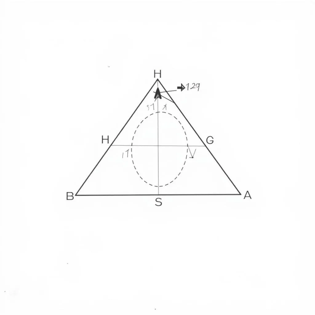 Cách vẽ tam giác cân