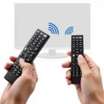 Remote đa năng học lệnh từ remote TV