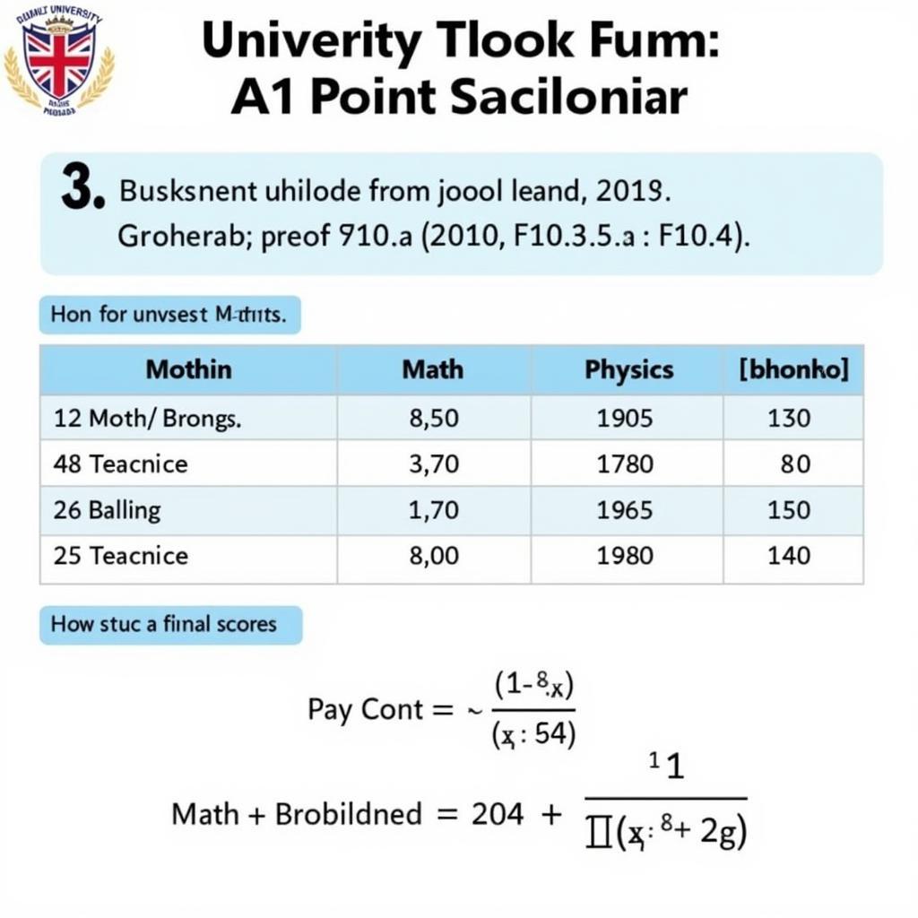 Cách tính điểm đại học khối A1 năm 2018