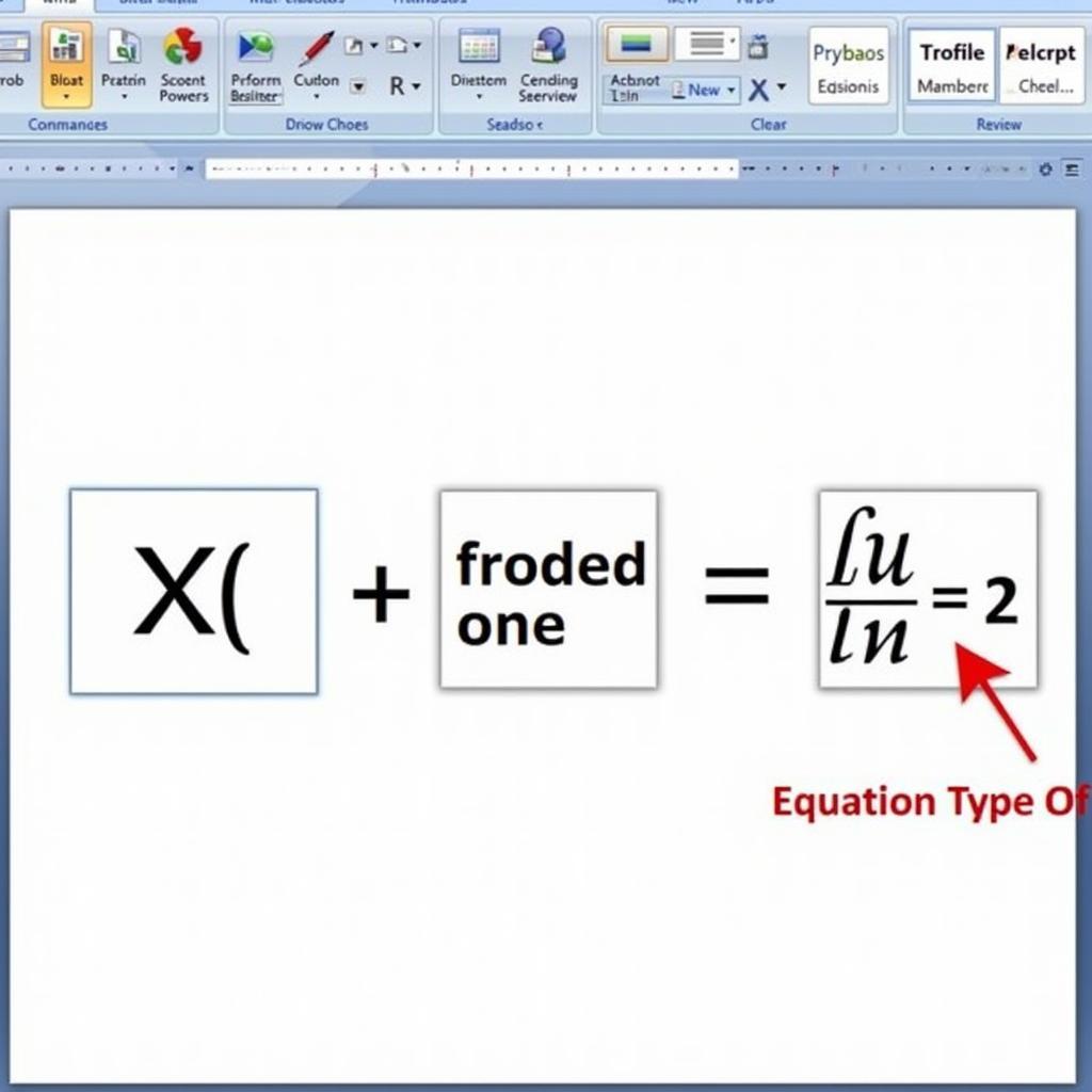 Chèn công thức toán học trong Powerpoint 2010