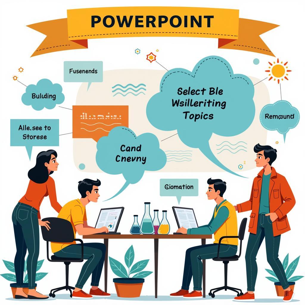 Chọn chủ đề PowerPoint Hóa học