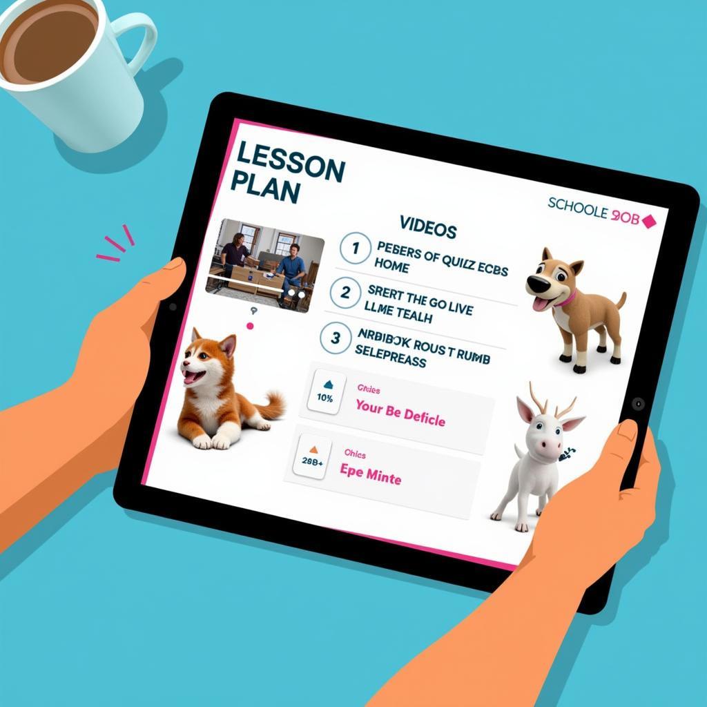 Modern and Creative Electronic Lesson Plan