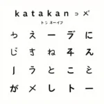 Học bảng chữ cái tiếng Nhật Katakana