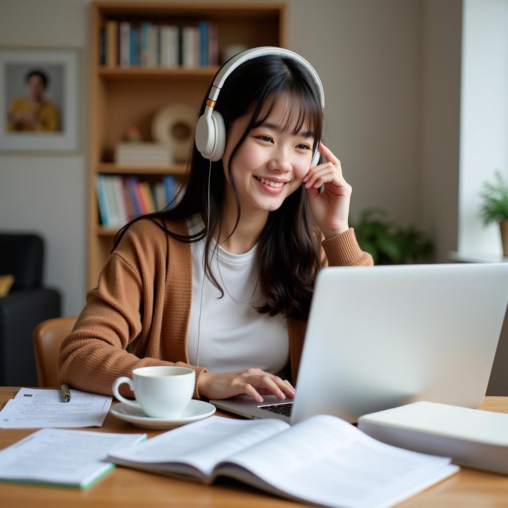 Học tiếng Hàn online tại nhà