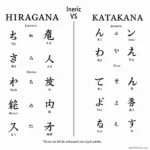 Bảng chữ cái Hiragana và Katakana tiếng Nhật