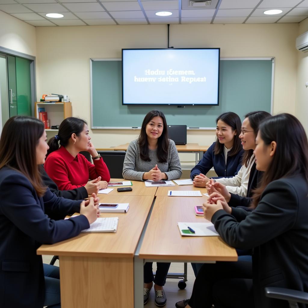 Lớp học giao tiếp cho người lớn tại Hà Nội