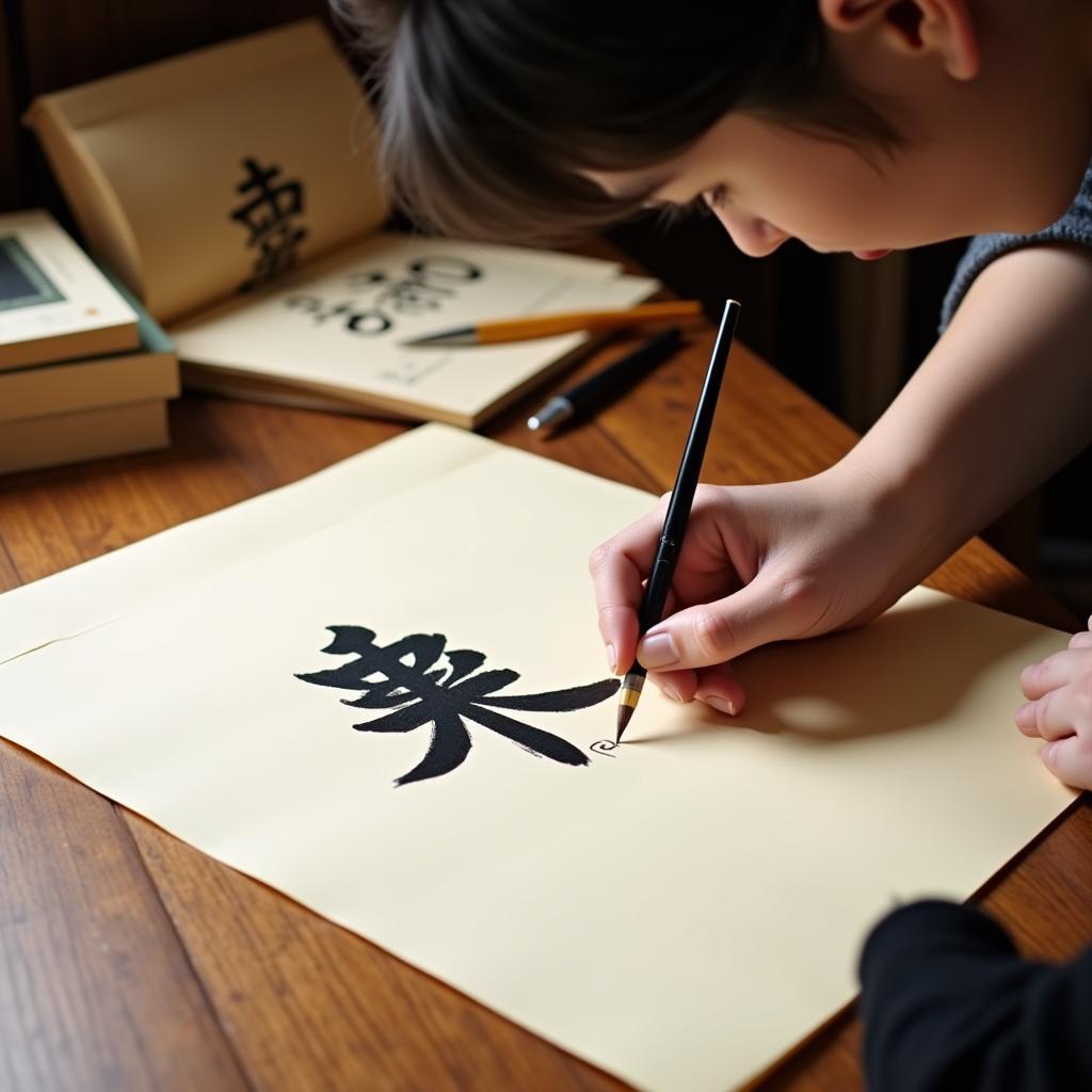 Luyện viết chữ Kanji tiếng Nhật