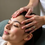 Massage đầu giúp khai thông huyệt đạo và lưu thông khí huyết