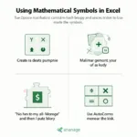 Mẹo hay sử dụng ký hiệu toán học trong Excel