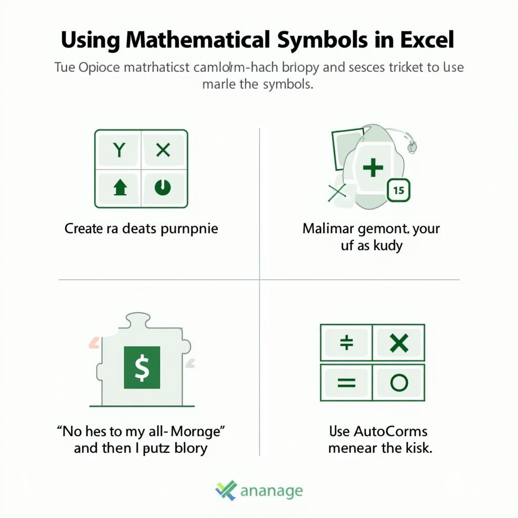 Mẹo hay sử dụng ký hiệu toán học trong Excel