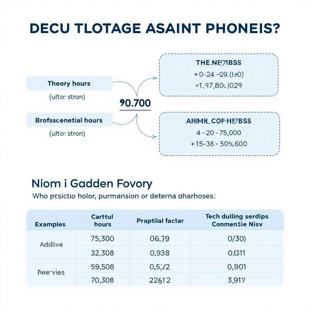 Quy đổi số tiết học thực hành lý thuyết