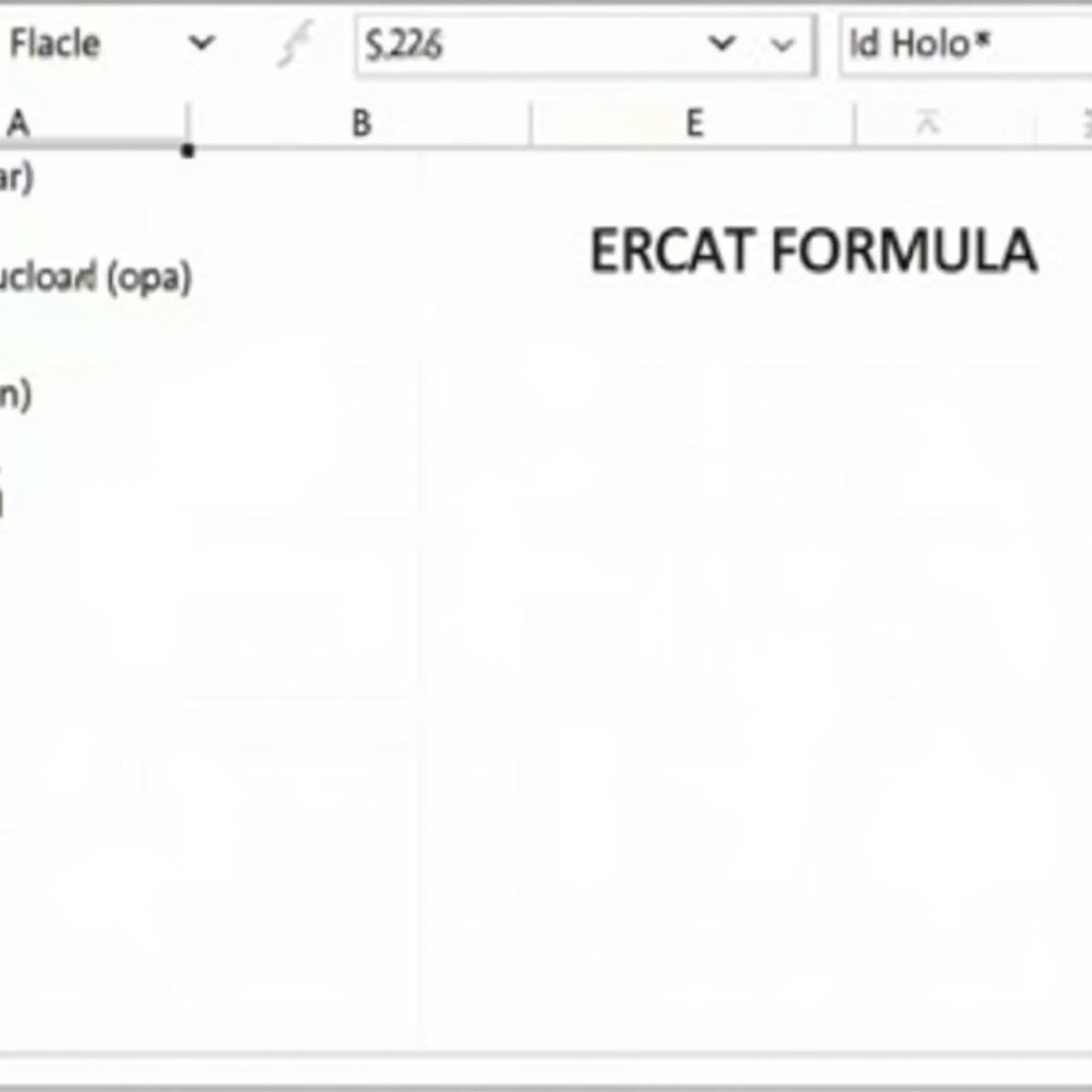 Sửa Lỗi Công Thức Trong Excel