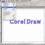 Giao diện Corel Draw