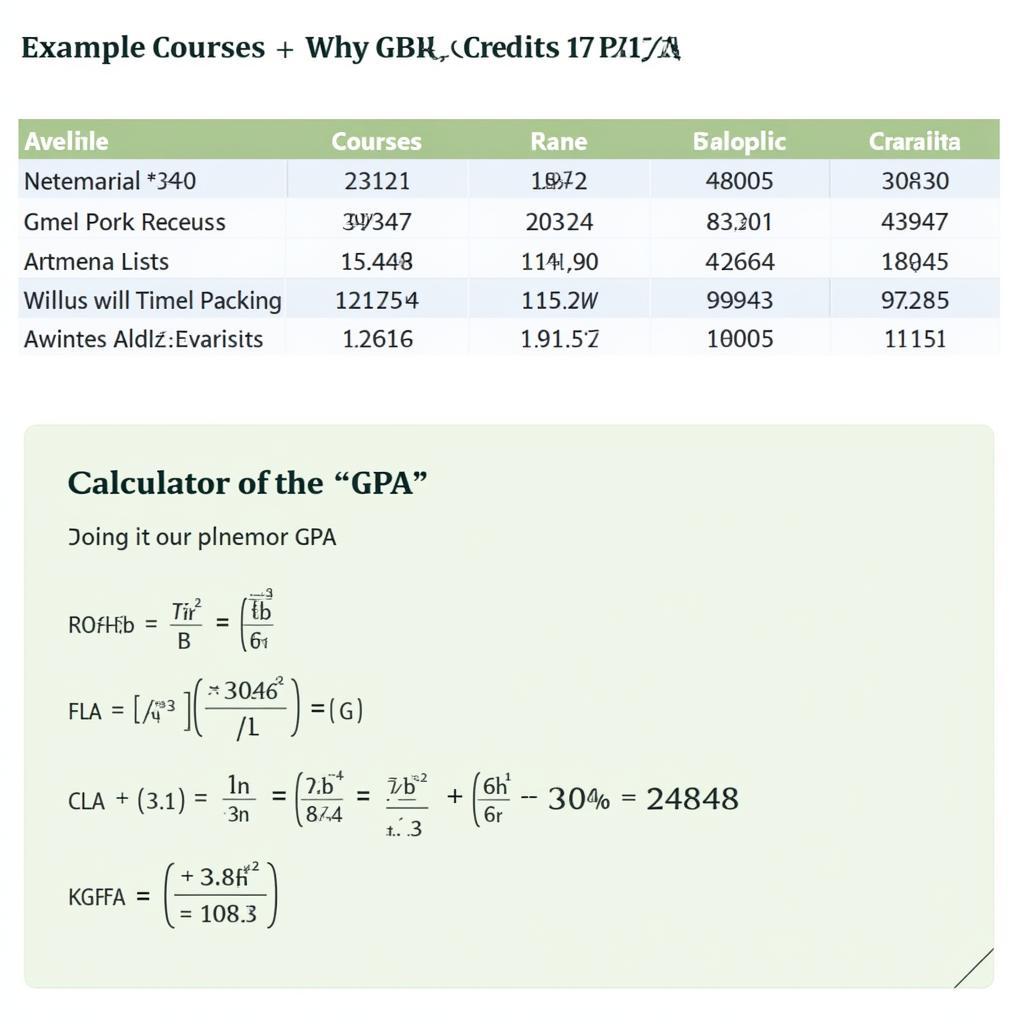 Tính điểm GPA đại học nhanh chóng với ví dụ thực tế